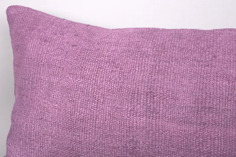 Designer Throw Pillow Sham, Square Throw Pillow Case, Kilim Cushion Sham, 16x43 Purple Cushion Cover, Interior Designer Pillow, Kilim Pillow, Pillow - 4