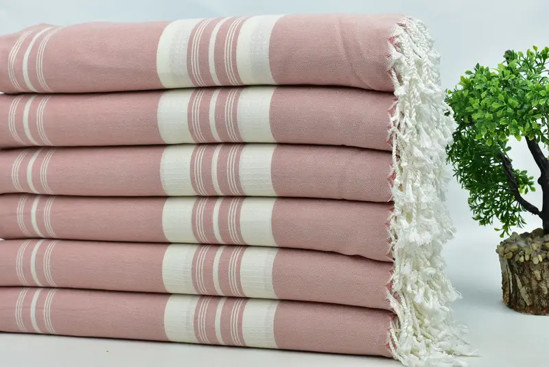 Absorbent Turkish towel, Guest Towel, 60x38 Cotton Striped Towel, Custom Towel, Luxury Beach Towel, Turkish hand towel, Personalized Gift For Him - 3