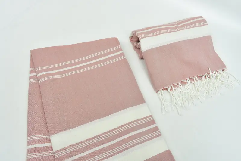 Absorbent Turkish towel, Guest Towel, 60x38 Cotton Striped Towel, Custom Towel, Luxury Beach Towel, Turkish hand towel, Personalized Gift For Him - 7