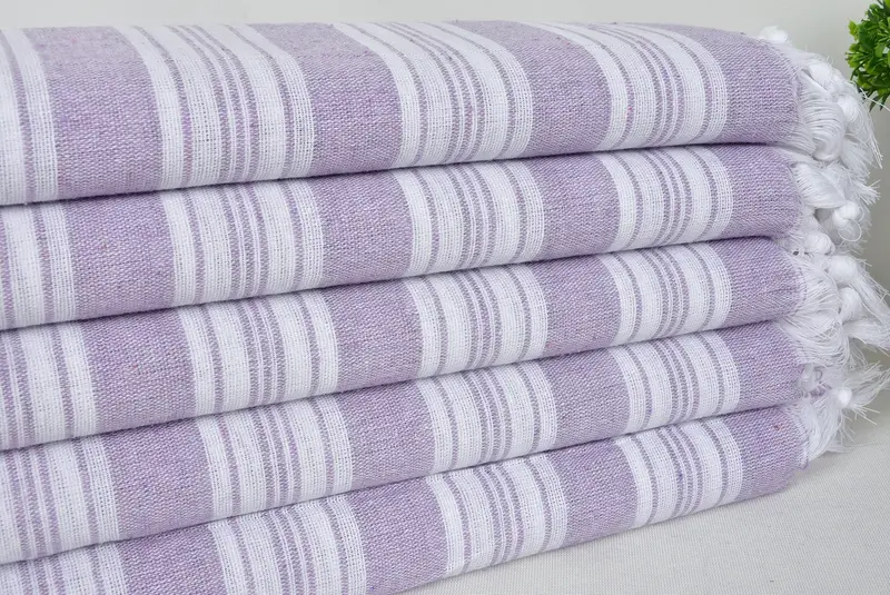 Spa Gift Towel, Large Turkish Towel, Luxury towel, Handmade Gift, 70x40 Cotton Striped Towel, Custom Wedding Gifts, Handmade Turkish hammam towel - 3