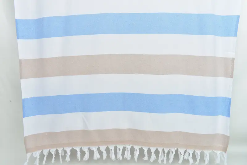 Organic Turkish towel, Yoga Towel, Gift For Best Friend, Personalized Wedding Gift, Bridesmaid Towel, Luxury towel, 64x36 Cotton Striped Terry Towel - 8