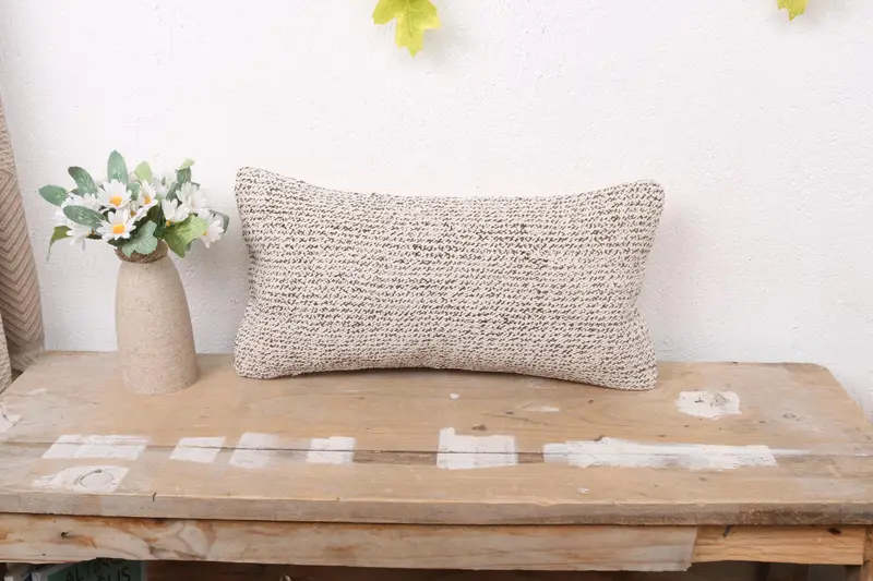 Handgefertigtes südwestliches Wurfkissen, 8x16 besticktes Kissen