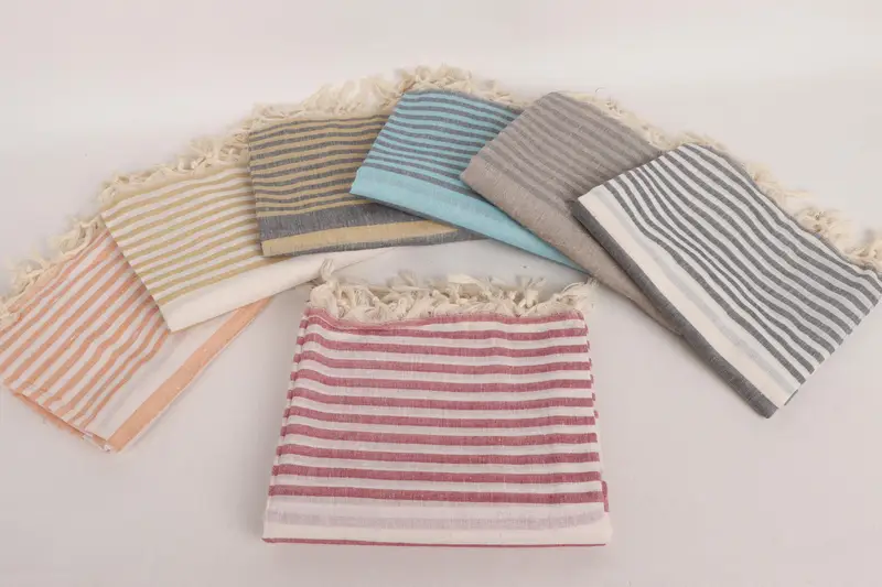 70x40 Cotton Striped Towel, Birthday Gift, Friends Beach Towel, Pool Towels, Bachelorette Party Gifts, Wedding Gift, Personalized Bridesmaid Gift - 3