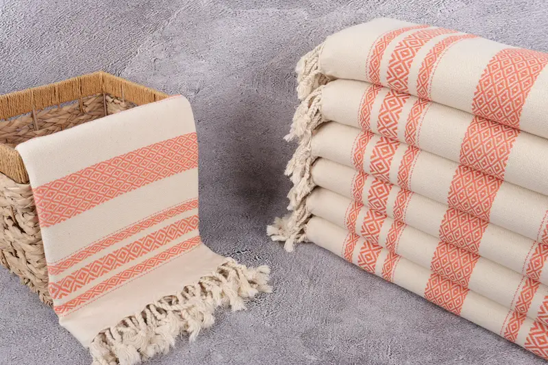 Travel Towel, Personalized Gift For Her, 70x36 Cotton Diamond Towel, Quick-dry towel, Peshtemal Towel USA, Custom Towel, Personalized Beach Towel - 6