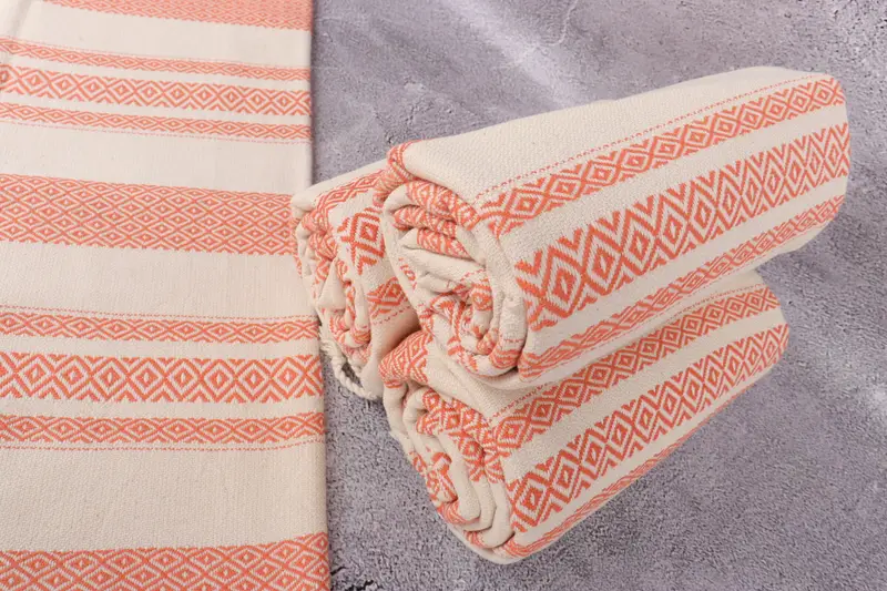 Travel Towel, Personalized Gift For Her, 70x36 Cotton Diamond Towel, Quick-dry towel, Peshtemal Towel USA, Custom Towel, Personalized Beach Towel - 15