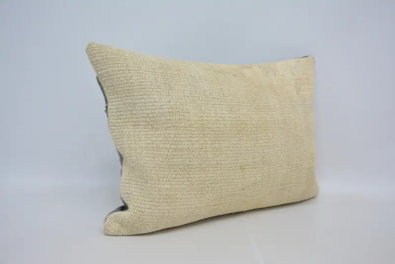 Cushion, Kilim Cushion Sham, Home Decor Pillow, Ethnical Kilim Rug Pillow, 20x28 White Cushion Cover, Sofa Bolster Pillow Case - 3