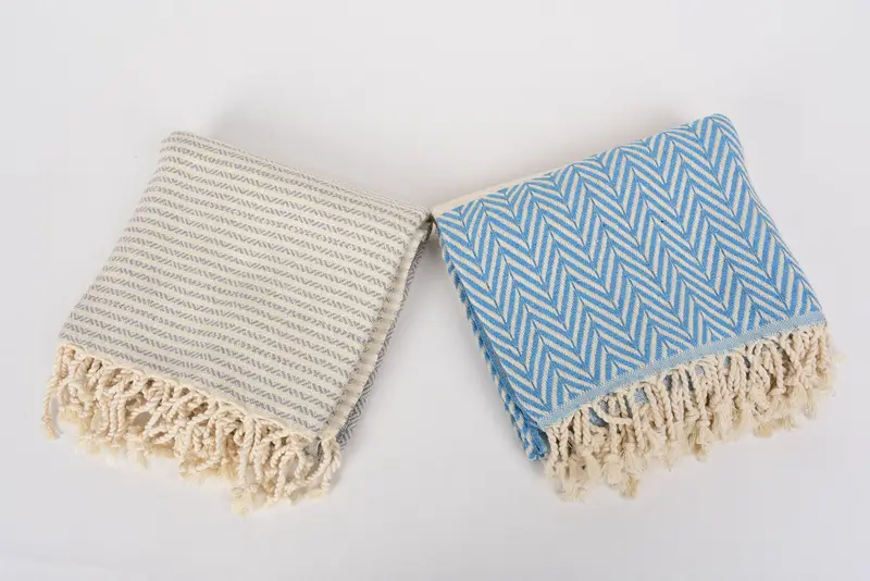 70x40 Cotton Set of 10 Towel, Bridal Shower Favors, Personalized Wedding Gift, Handwoven Turkish bath towel, Gift For Mom, Beach Towel Gift - 6