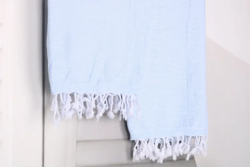 68x40 Cotton Polka Dot Towel, Handmade Gift, Luxury towel, Fringed Turkish towel for poolside, Bachelor Gifts, Gift For Bride, Beach Wedding Favor - 8