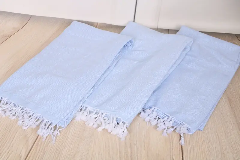 68x40 Cotton Polka Dot Towel, Handmade Gift, Luxury towel, Fringed Turkish towel for poolside, Bachelor Gifts, Gift For Bride, Beach Wedding Favor - 6