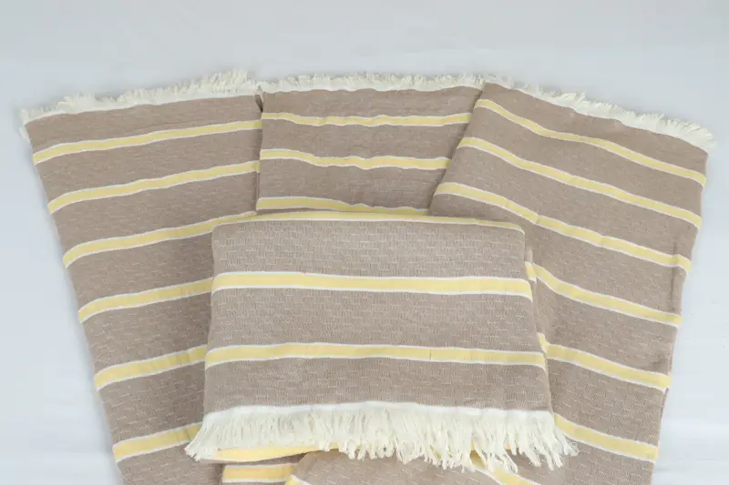 Custom Blanket, Turkish Beach Blanket, Bachelor Gift, Wedding Favors, 96x84 Cotton Striped Towel, Monogram Blanket, Beach Theme Bachelorette Party - 5