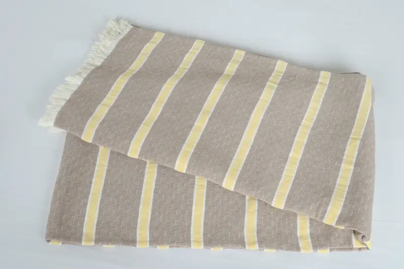 Custom Blanket, Turkish Beach Blanket, Bachelor Gift, Wedding Favors, 96x84 Cotton Striped Towel, Monogram Blanket, Beach Theme Bachelorette Party - 6