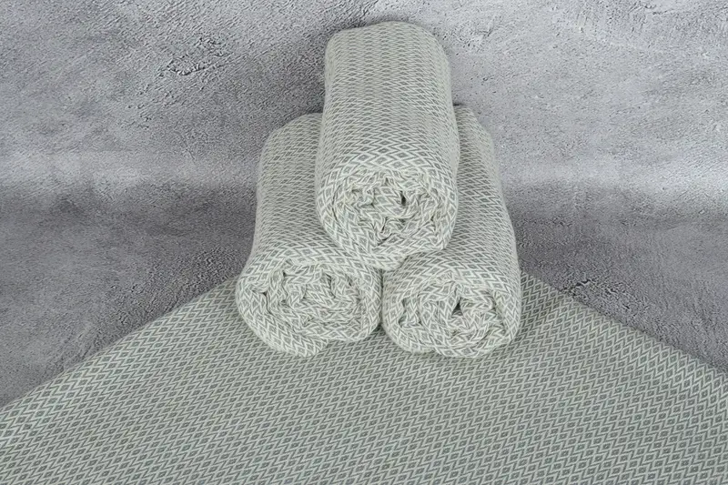 Towel With Name, Sand-free towel, Turkish hand towel, Custom Gifts, 70x40 Cotton Diamond Towel, Organic towel, Antibacterial Turkish peshtemal towel - 7