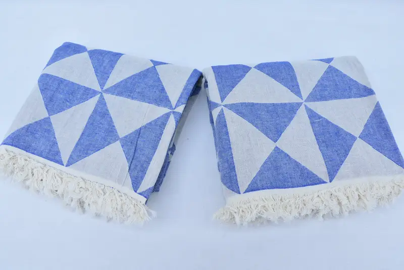 Pool Towels, Personalized Gifts, Cotton towel, 70x40 Cotton Geometric Towel, Miami Bachelorette Party Favors, Custom Beach Towel, Bridal Party Gifts - 5