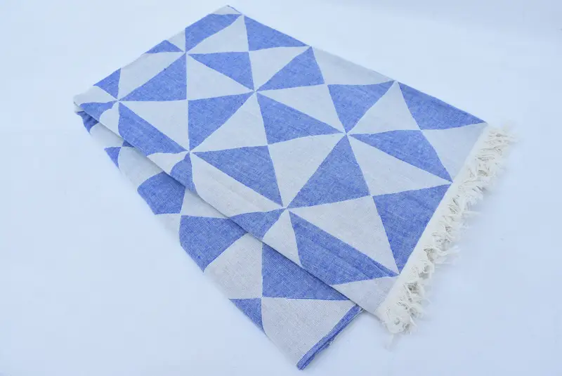 Pool Towels, Personalized Gifts, Cotton towel, 70x40 Cotton Geometric Towel, Miami Bachelorette Party Favors, Custom Beach Towel, Bridal Party Gifts - 6