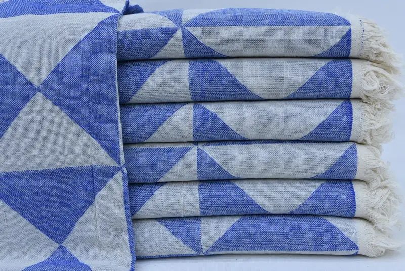 Pool Towels, Personalized Gifts, Cotton towel, 70x40 Cotton Geometric Towel, Miami Bachelorette Party Favors, Custom Beach Towel, Bridal Party Gifts - 2