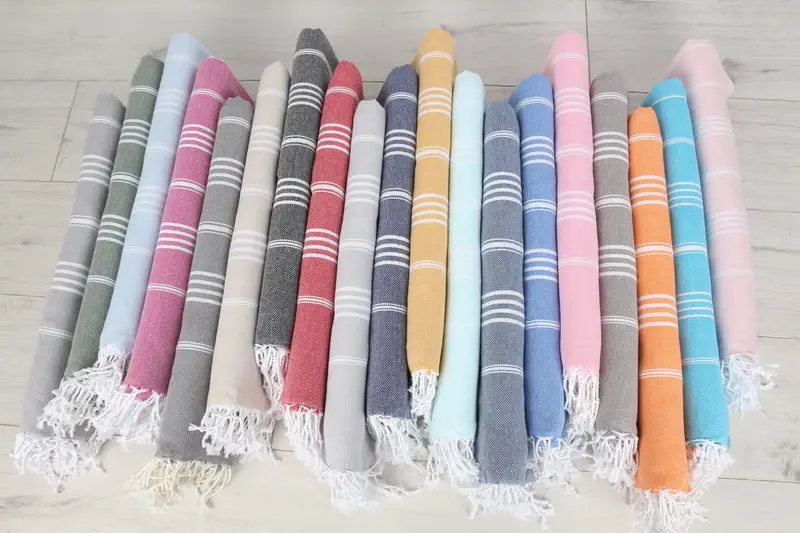 Turkish Towel Hand Towel, 40x24 Cotton Striped Towel, Beach Wedding Favor, Wedding Gift Ideas, Personalized Gift, Bachelor Towel, Wedding Favors