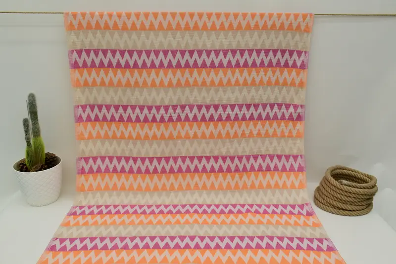 Absorbent Turkish towel, Merry Christmas Gifts, Bachelorette Party Gift, 70x40 Cotton Zigzag Design Towel, Organic Cotton Towel, Hammam towel - 1