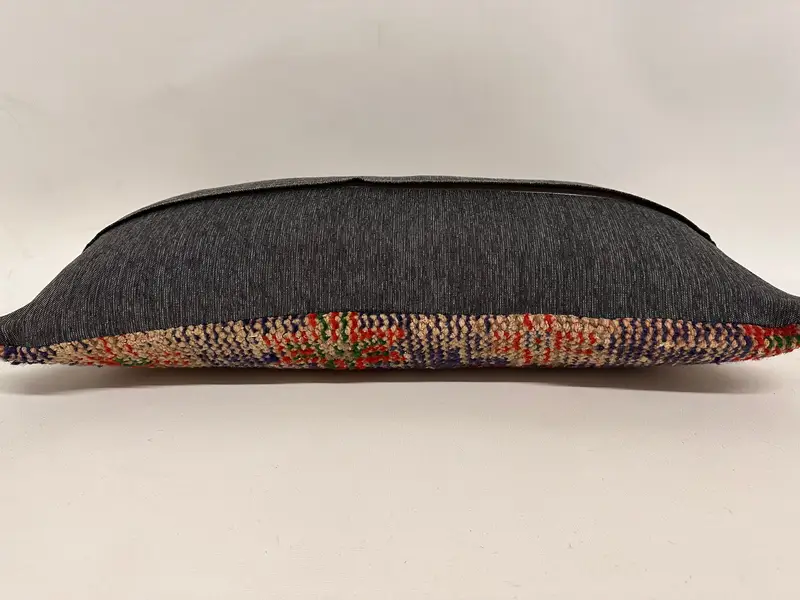 Boho Pillow, Pillow Sham, 12x24 Beige Pillow Case, Garden Cushion Cover, Interior Designer Pillow, Outdoor Bolster Cushion, Vintage Pillow - 4
