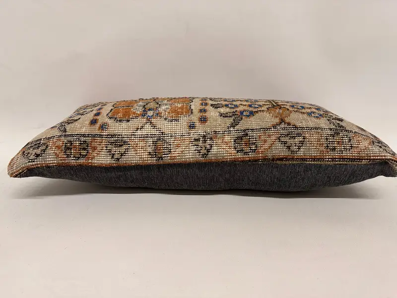 Boho Pillow, Pillow Sham, 12x24 Beige Pillow Case, Garden Cushion Cover, Interior Designer Pillow, Outdoor Bolster Cushion, Vintage Pillow - 2