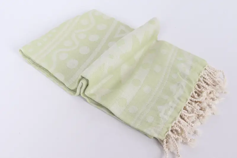 70x40 Cotton Round Pattern Towel, Large Turkish Towel, Custom Wedding Gift, Bridal Shower Gifts, Turkish Bath Towel Set, Lightweight towel - 7