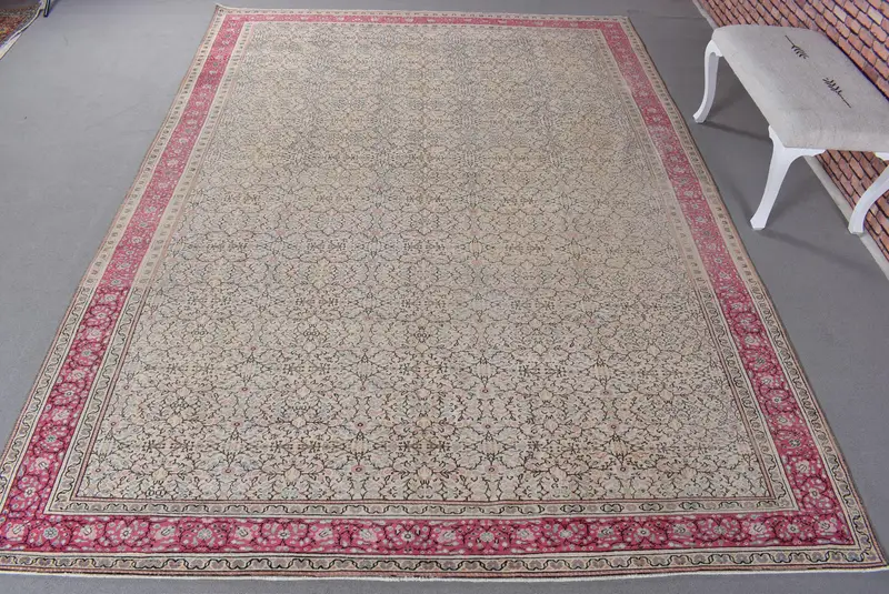 Bej Ombré Halı, 0,7x11,2 ft Zarif Konfor