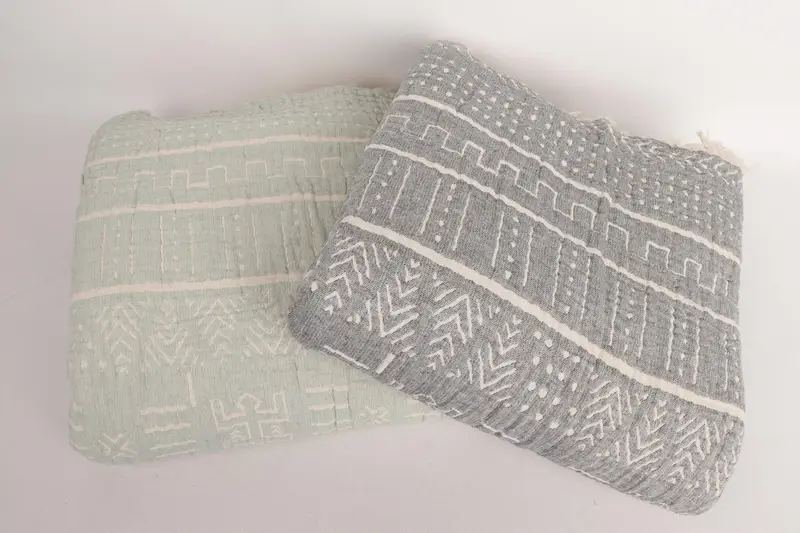 Monogram Blanket, 92x80 Cotton Ethnic Design Towel, Personalize Gift, Best Wedding Gift, Family Gift Basket, Decorative Blanket, Wedding Favors - 3