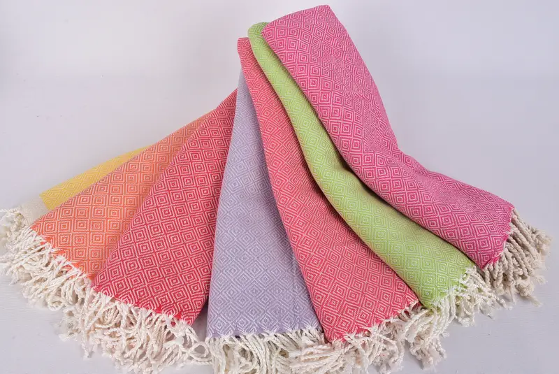 Bachelorette Party Decorations, Fouta towel, Yoga Towel, Turkish hand towel, 70x38 Cotton Diamond Towel, Birthday Gift, Turkish Towel Beach Towel - 4