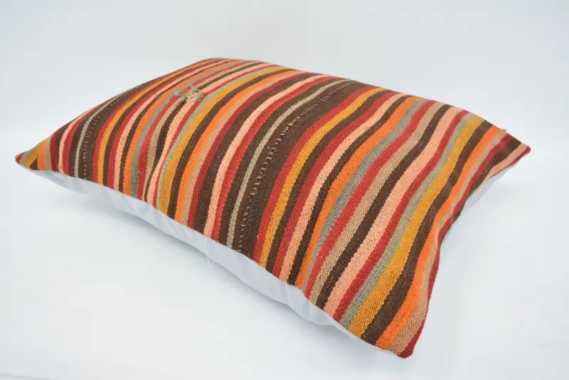 20x28 Brown Pillow Sham, Turkish Kilim Pillow, Pillow Sham, Pillow for Sofa, Natural Cushion Cover, Turkish Pillow, Bohemian Cushion Cushion - 6