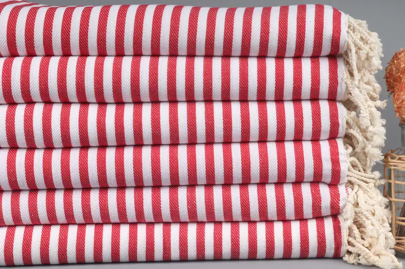 Yoga Towel, 70x40 Cotton Striped Towel, Beach Theme Wedding Gift, Christmas Favors, Gifts For Him, Personalized Bridesmaid Gift, Quick-dry peshtemal - 2