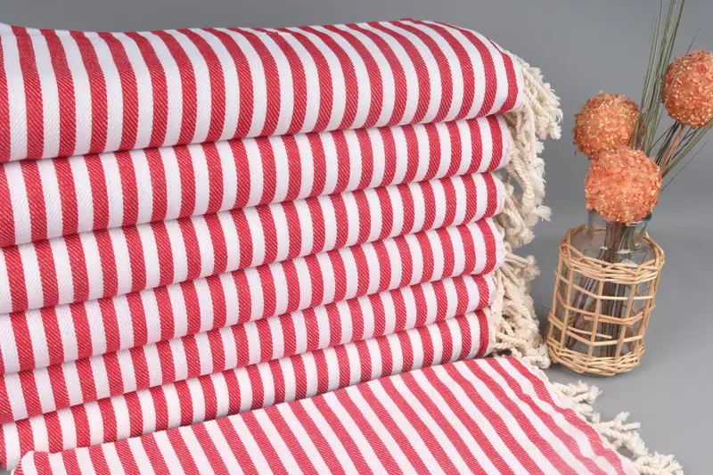 Yoga Towel, 70x40 Cotton Striped Towel, Beach Theme Wedding Gift, Christmas Favors, Gifts For Him, Personalized Bridesmaid Gift, Quick-dry peshtemal - 1