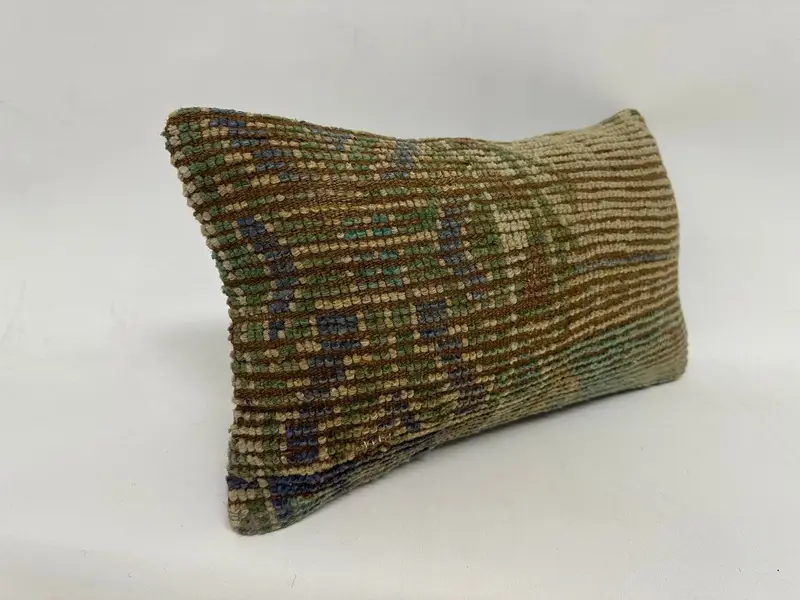Brown & Beige Floral Rectangle Pillow, 12x20 Inches Size Pillow - 3