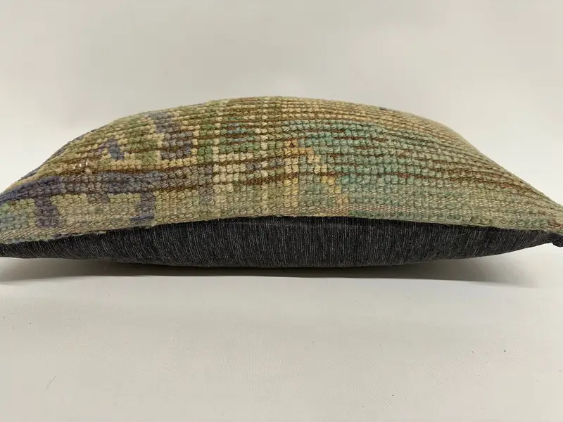 Brown & Beige Floral Rectangle Pillow, 12x20 Inches Size Pillow - 5