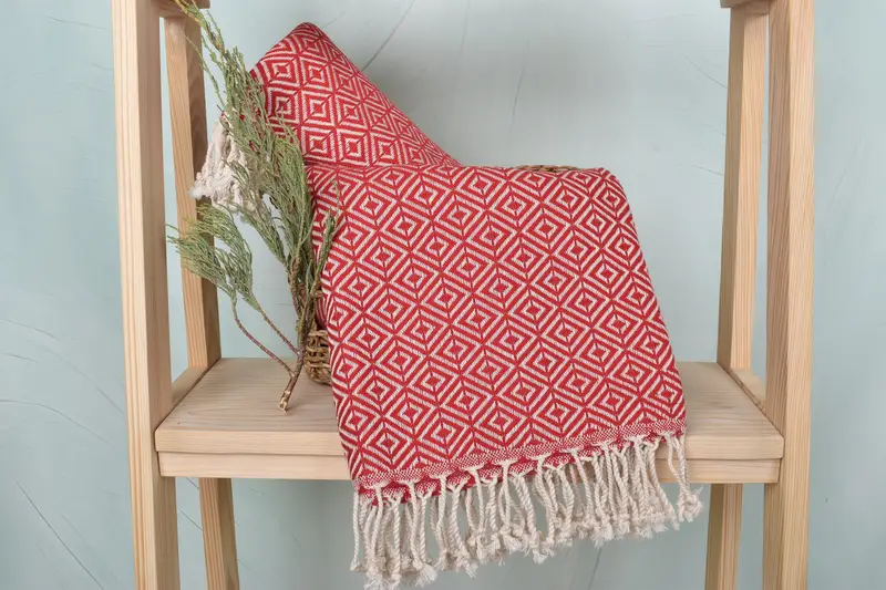 Spa Gift Towel, Quick-dry towel, Guest Towel, Home Decor Towel, Turkish Towel USA, 70x40 Cotton Diamond Towel, Lightweight Turkish towel - 4