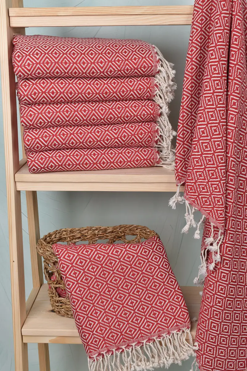 Spa Gift Towel, Quick-dry towel, Guest Towel, Home Decor Towel, Turkish Towel USA, 70x40 Cotton Diamond Towel, Lightweight Turkish towel - 3