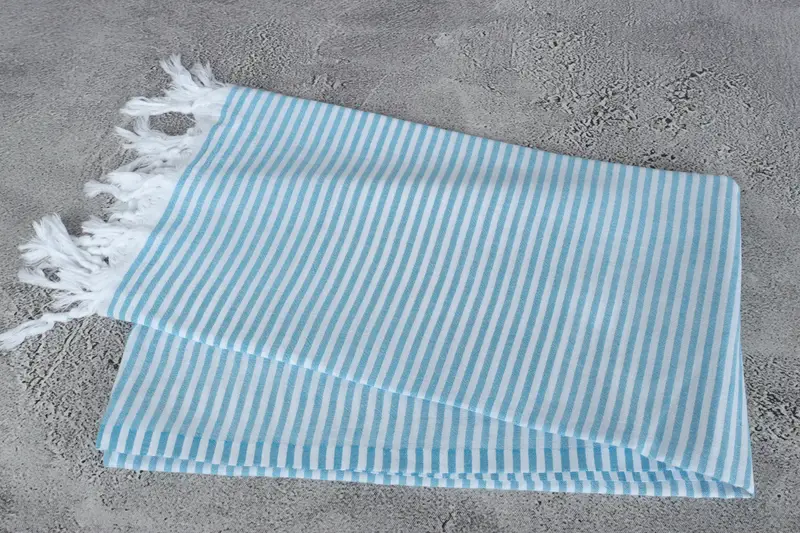 68x36 Cotton Striped Towel, Absorbent Turkish towel, Valentines Day Gift Idea, Bachelorette Party Gifts Bridesmaids, Monogrammed Beach Towel - 6