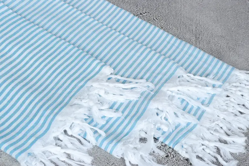 68x36 Cotton Striped Towel, Absorbent Turkish towel, Valentines Day Gift Idea, Bachelorette Party Gifts Bridesmaids, Monogrammed Beach Towel - 5