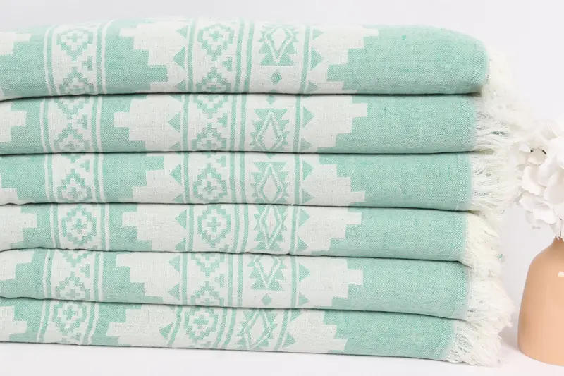 Christmas Gift Tags, Valentine Day Gift For Her, 86x56 Cotton Kilim Towel, Boho Throw Blankets, Throw Blanket Couch, Bridesmaid Gifts - 3