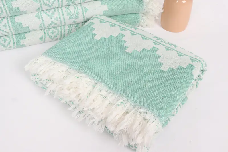 Christmas Gift Tags, Valentine Day Gift For Her, 86x56 Cotton Kilim Towel, Boho Throw Blankets, Throw Blanket Couch, Bridesmaid Gifts - 5