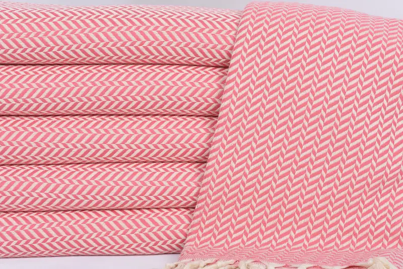 Türkisches Badetuch USA, 70x40 Baumwoll -Chevron -Handtuch, Hochzeit Handgeschenk, türkisches Strandtuch, Peshtemal -Handtuch, türkisches Handtuch USA, Gedenkgeschenk - 4