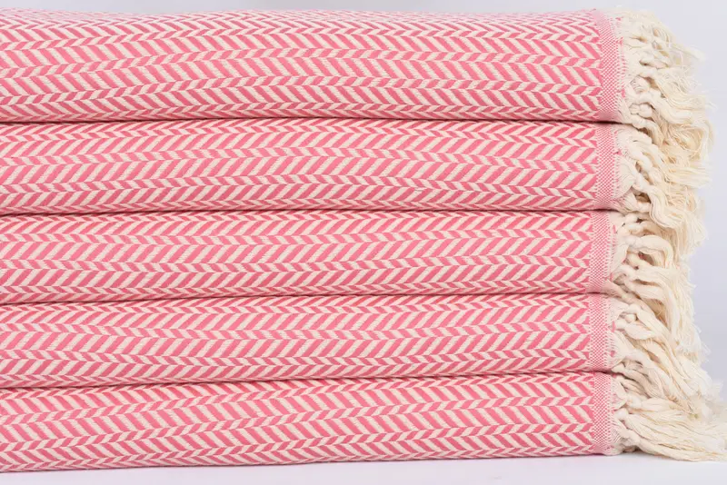 Türkisches Badetuch USA, 70x40 Baumwoll -Chevron -Handtuch, Hochzeit Handgeschenk, türkisches Strandtuch, Peshtemal -Handtuch, türkisches Handtuch USA, Gedenkgeschenk - 2
