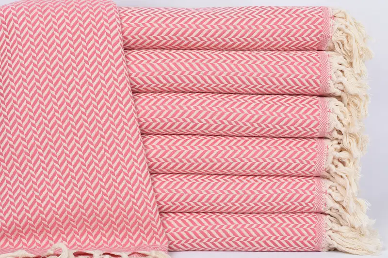 Türkisches Badetuch USA, 70x40 Baumwoll -Chevron -Handtuch, Hochzeit Handgeschenk, türkisches Strandtuch, Peshtemal -Handtuch, türkisches Handtuch USA, Gedenkgeschenk - 1