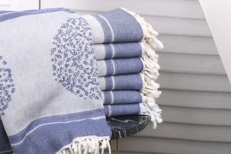 Bachelorette Party Gifts, Monogrammed Turkish Towel, Gift For Her, Gift For Bride, Spa Towel, 60x38 Cotton Striped Towel, Personalized Turkish Towel - 2