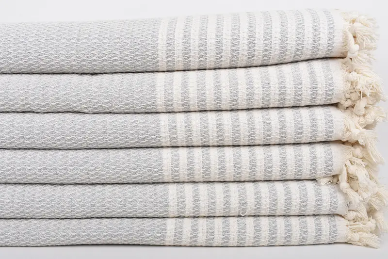 Turkish Bedcover, 90x70 Cotton Striped Towel, Custom Wedding Gifts, Home Gift, Decorative Blanket, Extra Large Tablecloth, Bachelorette Party Favors - 8