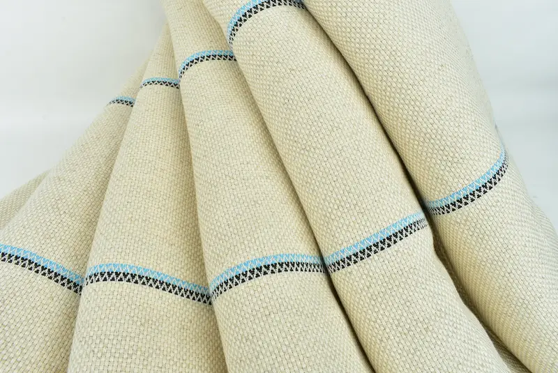 Custom Shower Curtain, Organic Throw, Woven Blanket, Bridesmaid Gifts, Home Gift, 104x96 Cotton Striped Towel, Custom Blanket, Turkish Towel Blanket - 5