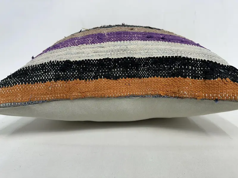 Antique Pillows, Vintage Kilim Pillow, 20x20 Purple Pillow Sham, Personalized Gift Pillow Cushion Cover, Pillow Case, Interior Designer Pillow - 5