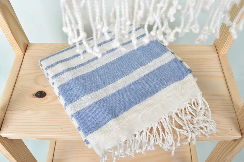 Personalized Gift, Absorbent towel, Bachelor Party Favors, Gift For Best Friend, Custom Turkish Towel, Fouta towel, 70x40 Cotton Striped Towel - 5