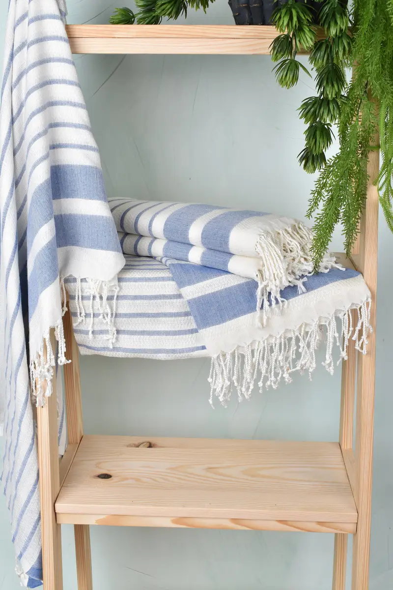Personalized Gift, Absorbent towel, Bachelor Party Favors, Gift For Best Friend, Custom Turkish Towel, Fouta towel, 70x40 Cotton Striped Towel - 6