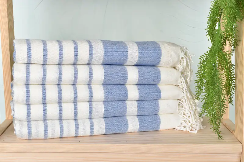 Personalized Gift, Absorbent towel, Bachelor Party Favors, Gift For Best Friend, Custom Turkish Towel, Fouta towel, 70x40 Cotton Striped Towel - 2
