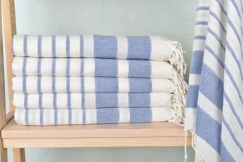 Personalized Gift, Absorbent towel, Bachelor Party Favors, Gift For Best Friend, Custom Turkish Towel, Fouta towel, 70x40 Cotton Striped Towel - 1