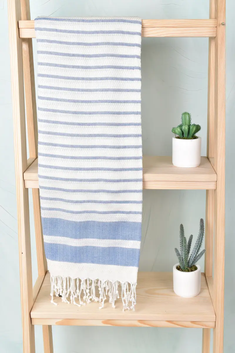 Personalized Gift, Absorbent towel, Bachelor Party Favors, Gift For Best Friend, Custom Turkish Towel, Fouta towel, 70x40 Cotton Striped Towel - 8